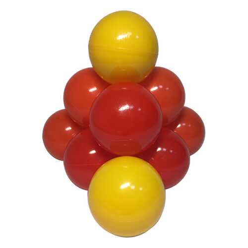 Комплект шариков Солнечный (100шт: оранж, жел, и красн) для сухого бассейна в Дети