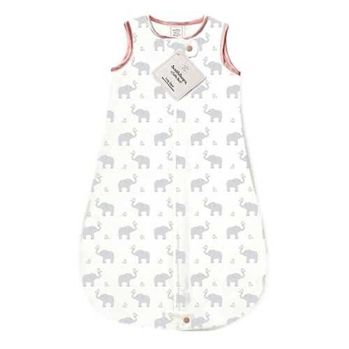 Спальный мешок SwaddleDesigns zzZipMe Sack 12-18M Flannel PP Elephant & Chickies в Дети