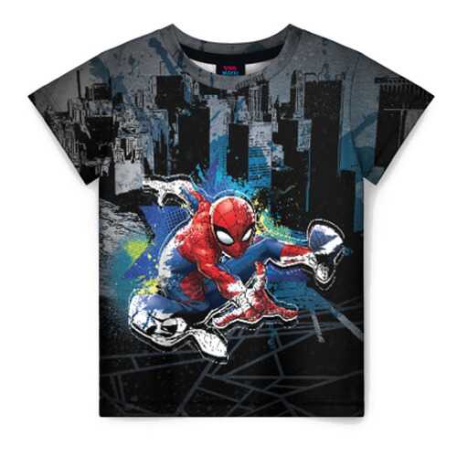 Детская футболка ВсеМайки 3D Spider-man over the city, р. 140 в Дети