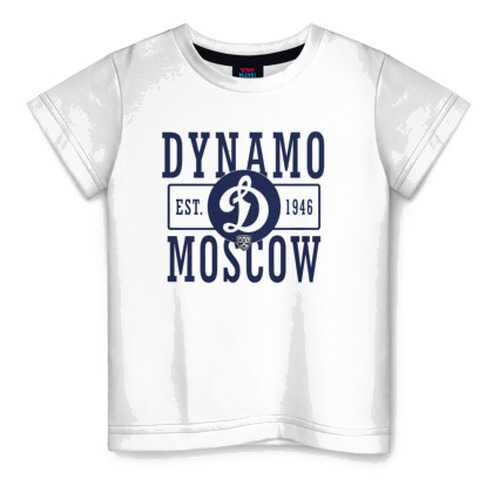 Детская футболка ВсеМайки Dynamo Moscow, размер 152 в Дети