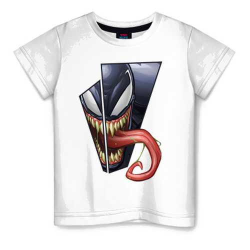 Детская футболка ВсеМайки Venom with tongue sticking out, размер 104 в Дети