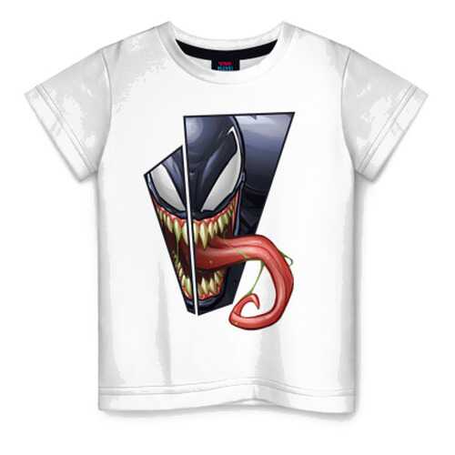 Детская футболка ВсеМайки Venom with tongue sticking out, размер 152 в Дети