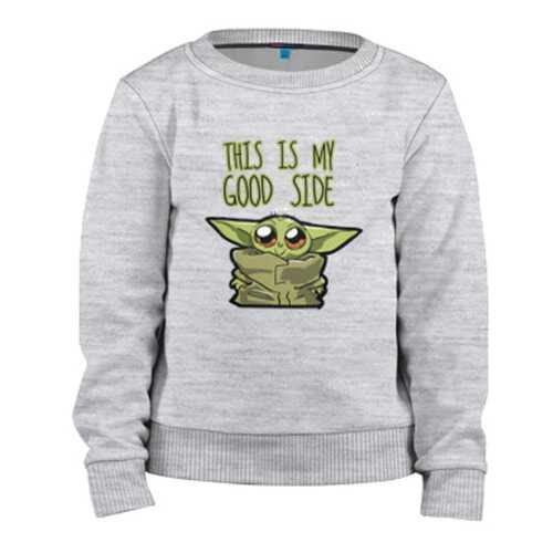 Детский свитшот ВсеМайки Child Yoda, р. 98 в Дети