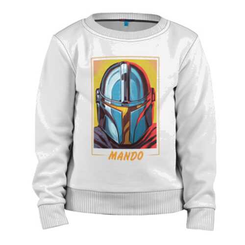 Детский свитшот ВсеМайки The Mandalorian хлопок, размер 164 в Дети