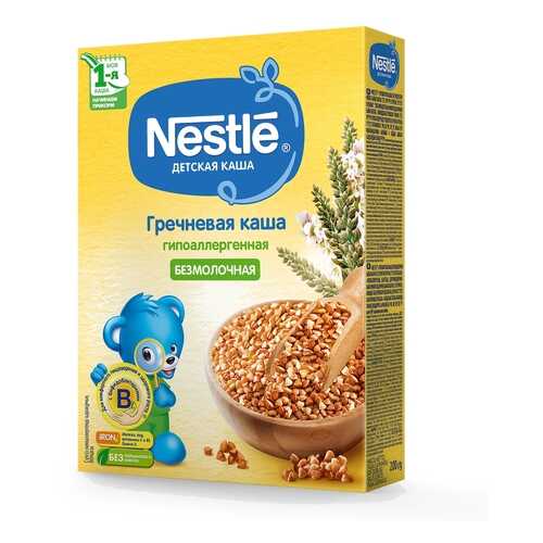 Каша безмолочная Nestle Гречневая гипоаллергенная с 4 мес. 200 г в Дети
