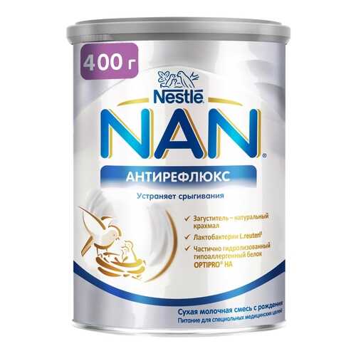 Молочная смесь NAN Антирефлюкс от 0 до 6 мес. 400 г в Дети