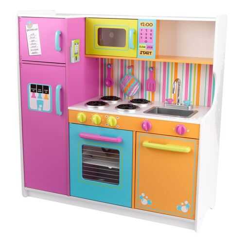 Большая детская игровая кухня KidKraft Делюкс Deluxe Big & Bright Kitchen в Дети