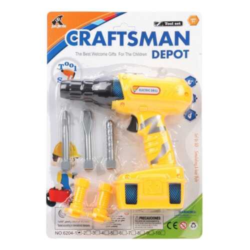 Дрель игрушечная Shantou Gepai Craftsman Depot 6204-1 в Дети