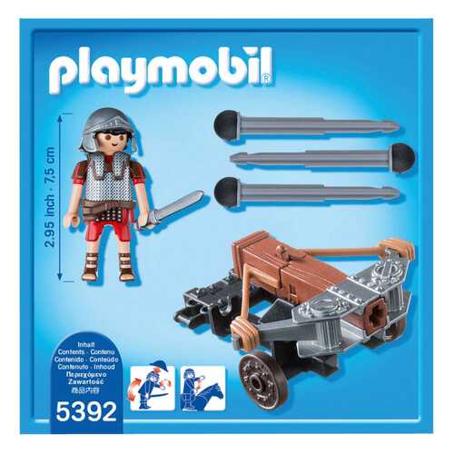 Игровой набор Playmobil PLAYMOBIL Римляне и Египтяне: Легионер с Баллистой в Дети