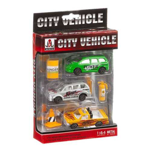 Игровой набор из 3 машинок Gratwest City Vehicle 1:64 в Дети