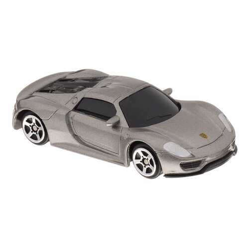 Машина металлическая RMZ City 1:64 Porsche 918 Spyder, без механизмов, (серый) 344027S-GR в Дети