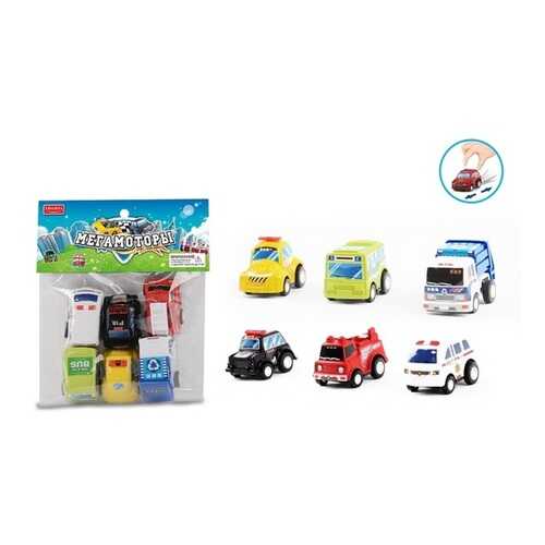 Набор инерционных машинок Junfa toys Мегамоторы 6 штук 121932-TN в Дети