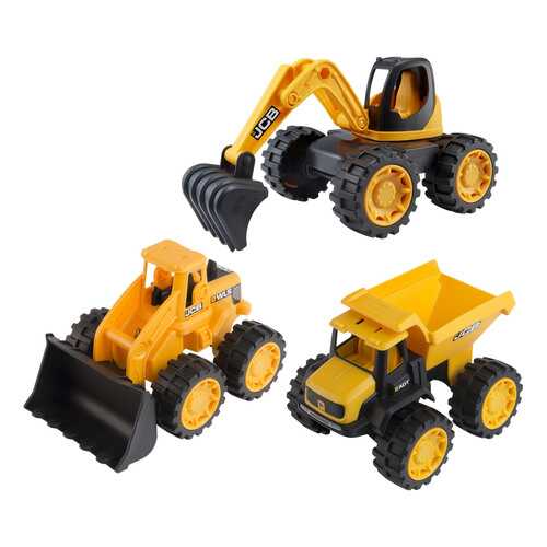 Строительная техника HTI Игровой набор JCB 1416234 3 машинки в Дети