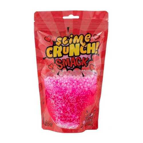 Слайм Волшебный мир Crunch-slime SMACK с ароматом земляники, 200 гр в Дети