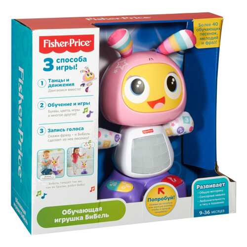 Мягкая развивающая игрушка Fisher-Price Бибель в Дети