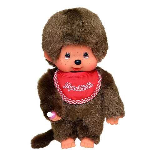 Мягкая игрушка Monchhichi Мальчик в красном слюнявчике 20 см в Дети