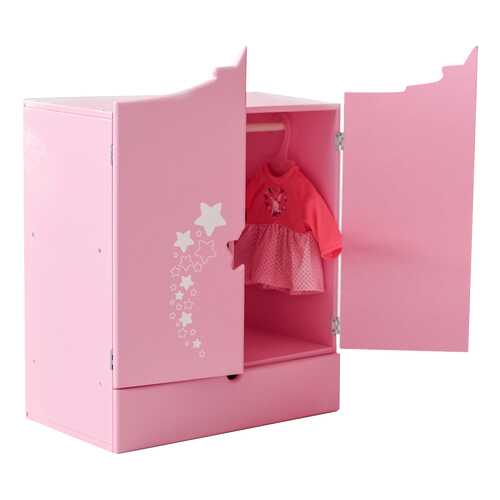 Шкаф для кукол PAREMO PFD120-63 Звездочка, розовый в Дети