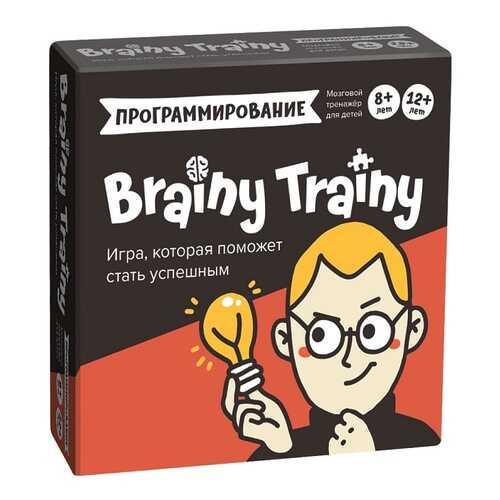 Игра-головоломка BRAINY TRAINY УМ268 Программирование в Дети