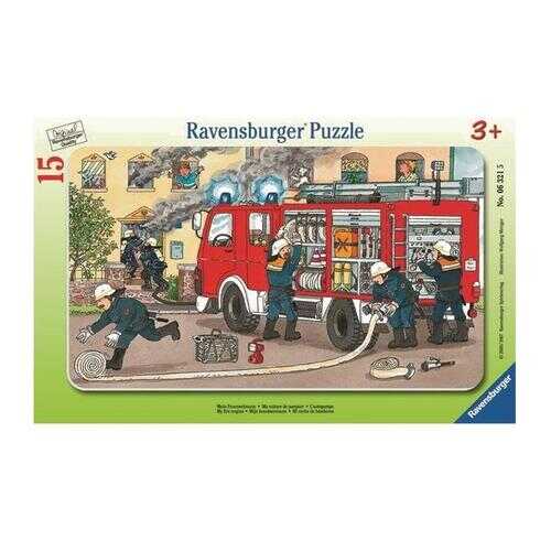 Пазл ravensburger «пожарная машина» 15 элем. в Дети