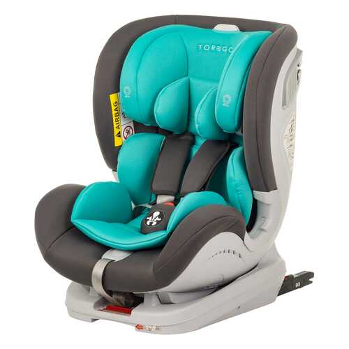 Автокресло TOREGO DRIVE ISOFIX Серый/Бирюзовый в Дети