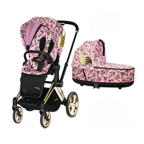 Коляска 2 в 1 Cybex PRIAM III FE Jeremy Scott Cherubs Pink в Дети