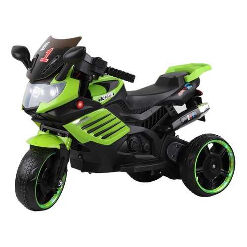 Электромотоцикл трехколесный City-ride CR052GR черный/зеленый в Дети