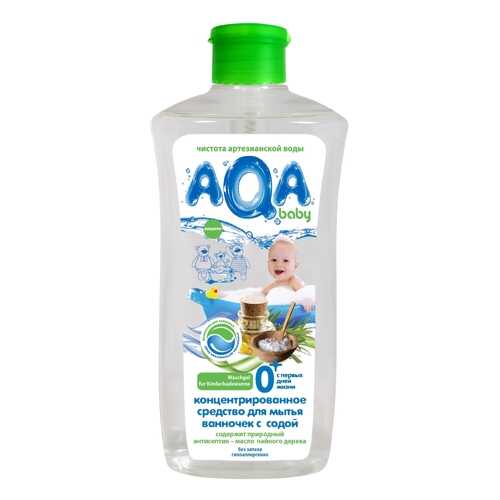Концентрированное средство AQA baby для мытья ванночек с содой 500 мл в Дети