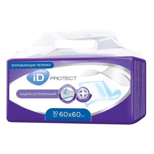 Пеленки для детей iD Disposable underpads 60 х 60 30 шт. в Дети