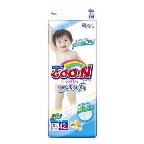Подгузники Goon XL (12-20 кг), 42 шт. в Дети