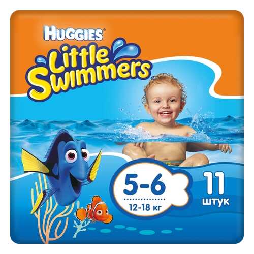 Подгузники Huggies Huggies Little Swimmers (12-18 кг), 11 шт. в Дети