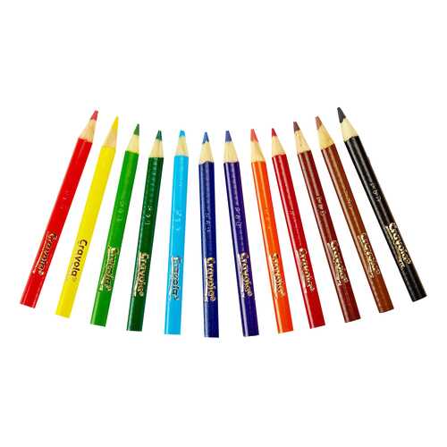 12 коротких цветных карандашей в Дети