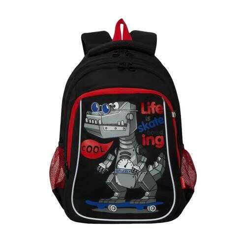 Рюкзак школьный для мальчика Grizzly RB-052-2 черный в Дети